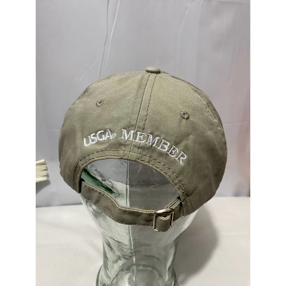US Open Merion Golf Hat Beige Embroidered USGA Strapback Low Profile 2013 - Picture 6 of 6